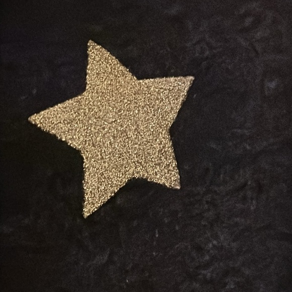 Kate Spade Girl’s Gold Glittering Stars Sweatshirt Dark Gray/Gold Stars 164/14y - Picture 7 of 9